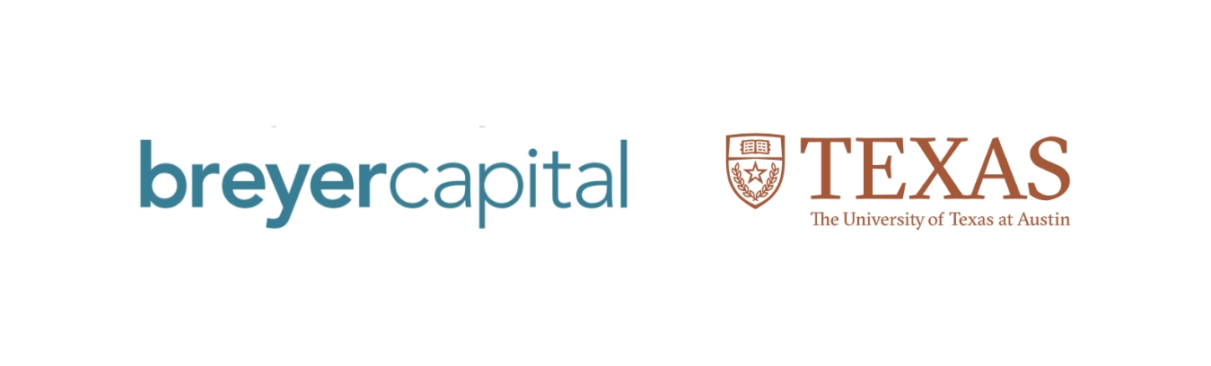 Partner Logos: Breyer Capital and The University of Texas at Austin