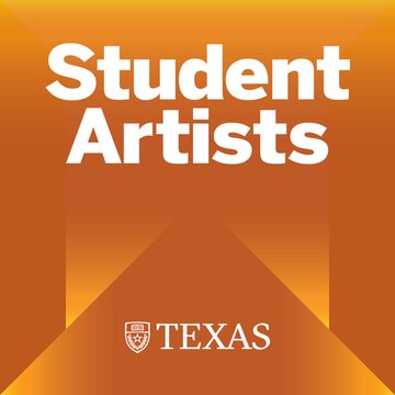 Podcast album cover that says "Student Artists"