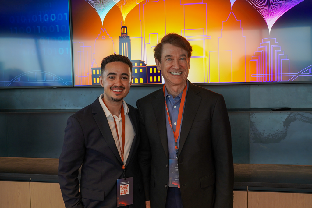 Guests at the 4th Annual Life Science & Healthcare Innovation Summit in Austin, Texas, pose for a photo.